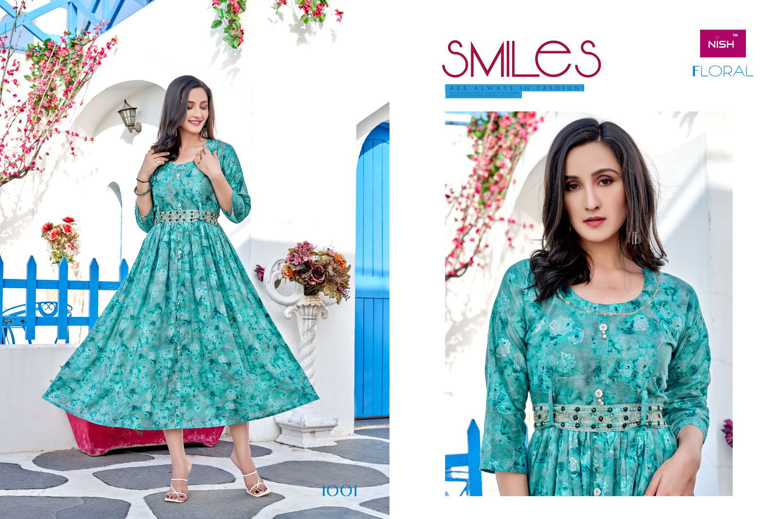 Floral By Nish 1001 To 1008 Designer Kurtis Catalog